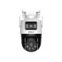 Dahua IPC-WPT1539DD-SW-5E2-PV  - Telecamera PT WIFI con doppia ottica e Smart Dual Light a deterrenza attiva, 2x5 MP