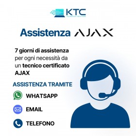 Assistenza post acquisto antifurto Ajax, assistenza telefonica da tecnico certificato