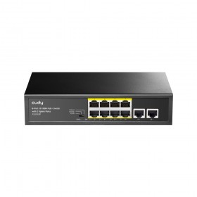 Cudy FS1010P - Switch Poe+ 10 Porte 10/100Mbps, 120W, 8 Porte Poe/Poe+, Switch Unmanaged