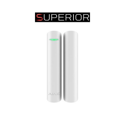 Ajax Superior DoorProtect Plus – Contatto magnetico - Certificato NFA2P e grado 2, doppio reed – AJ-DOORPROTECTPLUS-S-W 133198