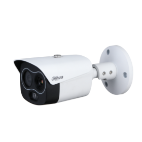 Dahua TPC-BF1241-B10F12-DW-S8 - Telecamera Bullet termica ibrida IP AI 4 MP 256x192 10/12 mm, serie Eureka