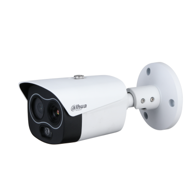 Dahua TPC-BF1241-B10F12-DW-S8 - Telecamera Bullet termica ibrida IP AI 4 MP 256x192 10/12 mm, serie Eureka