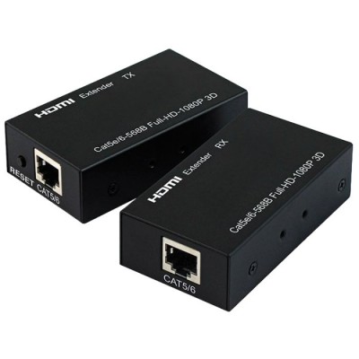 HDMI Extender su singolo cavo CAT5E/6 1080P, max 60 metri