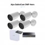 Ajax kit videosorveglianza: 4 BulletCam 5MP 4mm, NVR 8 canali, Switch PoE e HDD 1TB