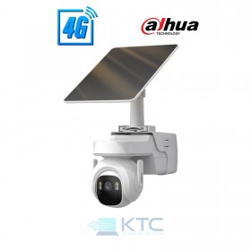 Dahua Apollo - Telecamera PT IP 4G 4MP con pannello solare integrato, Starlight IP66 KIT/IPC-PT2449B1-4GB20/M0508