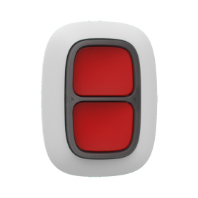 Ajax DoubleButton – Pulsante di emergenza wireless con protezione contro pressioni accidentali - AJ-DOUBLEBUTTON-W 38102