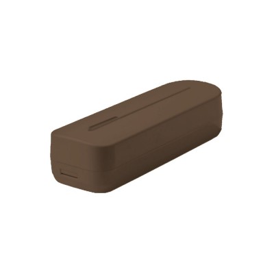 Vesta DC-23-F1-BR - Contatto magnetico senza fili per porte e finestre. 2 ingressi, 1 canale, marrone