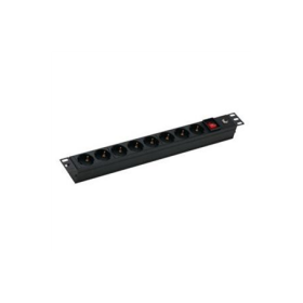 Dahua ZZM10-PDU - Ciabatta con 9 prese Schuko, carico max 4000 W, interruttore luminoso