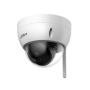Dahua IPC-HDBW1430DE-SW – Telecamera Dome WIFI IP 4MP 2.8mm, microfono integrato, IR 30