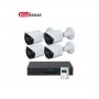 Dahua Kit videosorveglianza IP PoE - 4 Telecamere 4MP + NVR IP 8 canali 8MP + HDD 1TB