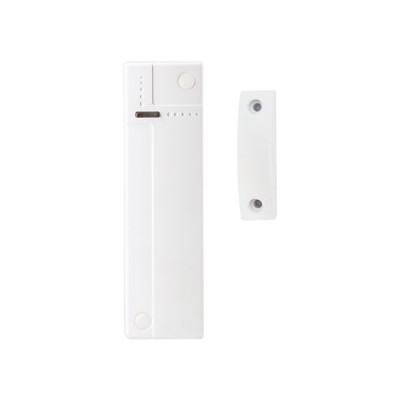 Elkron DC600-2I – Contatto magnetico con 2 ingressi ausiliari, Colore bianco