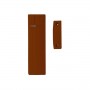 Elkron DC600 2I/BR – Contatto magnetico con 2 ingressi ausiliari, Colore marrone