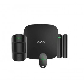 Ajax Starterkit – Kit Antifurto Ajax Nero- Centrale GSM + Rivelatore Motion Protect + Contatto Magnetico Door Protect + Telecoma