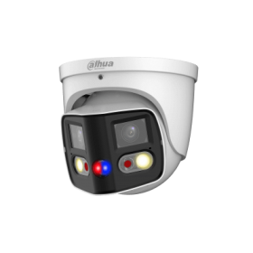 Dahua IPC-PDW3849-A180-AS-PV - Telecamera eyeball IP 8MP AI WizSense TiOC Duo (180°) Full-color con Smart Dual Illuminator