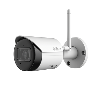 Dahua IPC-HFW1230DS-SAW – Telecamera Bullet WIFI IP 2MP 3.6mm, microfono integrato, IR 30M SD256GB