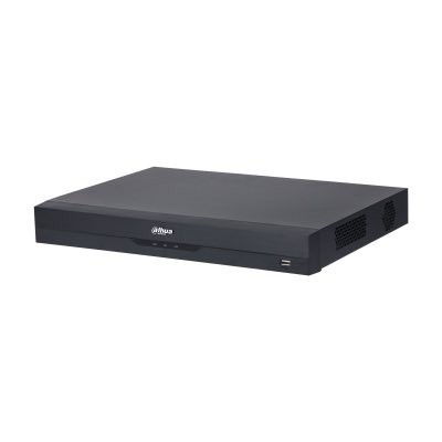 Dahua NVR5216-16P-EI - NVR AI WizSense 16 canali IP fino a 32 MP (recording), + 16 porte PoE