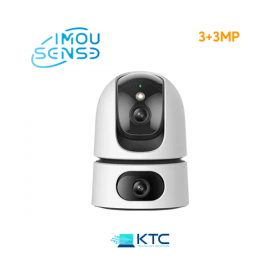 Imou RANGER DUAL 6MP - Telecamera da interno con doppia ottica da 6Mp (3Mp+3Mp) con IMOU SENSE - IPC-S2XP-6M0WED