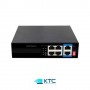 Switch di rete 4 porte PoE+ 100Mbps con opzione Long Distance fino a 250m - KTC-SWITCH-4CH-POE