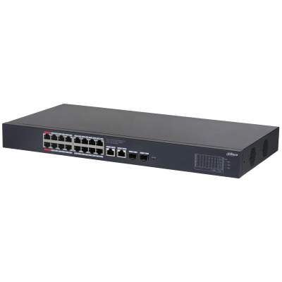 Dahua CS4220-16GT-190 - Switch Cloud managed con 20 porte Gigabit (16 PoE 1000Mbps + 2 1000Mbps uplink + 2 SFP)