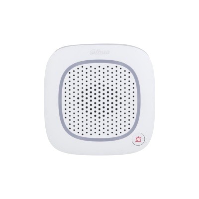 Dahua ARA14-W2-868 - Sirena wireless intercom da interno, microfono integrato, tasto antipanico